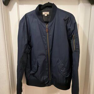Wallace & Barnes x J. Crew Bomber Jacket - Men's Navy